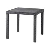 Tavolo da esterno 6 posti 80x80cm antracite - Acqua