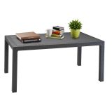 Tavolo da esterno 6 posti 94x160cm antracite - Pickering