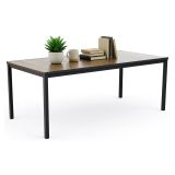 Tavolo da esterno 8 posti 200x95cm rovere e antracite - Sarnia