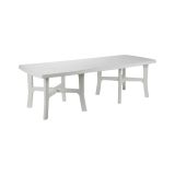 Tavolo da esterno Adonas, 160x90h72 cm, Bianco