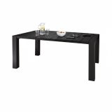 Tavolo da esterno allungabile 6-8 posti 90-160x98cm antracite - Langsa