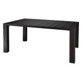 Tavolo da esterno allungabile 6-8 posti 90-160x98cm antracite - Langsa