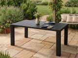 Tavolo da esterno allungabile 6-8 posti 90-160x98cm antracite - Langsa