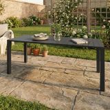 Tavolo da esterno allungabile 8-10 posti 160-230x98cm antracite - Lahat