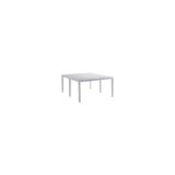 Tavolo da esterno allungabile 8-12 posti 146-292x86cm bianco - Campana
