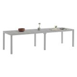 Tavolo da esterno Campana, 292x86 h74 cm, Grigio
