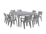 Tavolo da esterno Campana, 292x86 h74 cm, Grigio