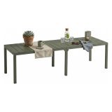 Tavolo da esterno Campana, 292x86 h74 cm, Verde