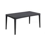 Tavolo da esterno Lappano, Base per picnic, Piano da pranzo da giardino, Banco outdoor multiuso, 160x90 h74 cm, Antracite