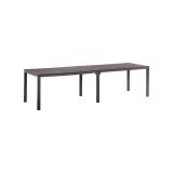 Tavolo da Esterno Marrone 12 Posti Meccanismo Estensione Multiposizione 292x86x74h cm, Impermeabile - Campana