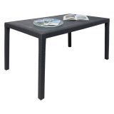 Tavolo da esterno resistente 10 posti 150x90cm antracite - Ariana