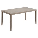 Tavolo da esterno Salmon, 160x90 h74 cm, Tortora