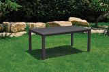 Tavolo da esterno Solero, Base per picnic, Piano da pranzo da giardino, Banco outdoor multiuso, 95x161 h75 cm, Antracite