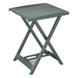 Tavolo da Esterno Verde 2 Posti Tavolo Tavolo da Esterno Fisso 60x47x65h cm, Lunghezza Massima 50 cm Made in Italy - Ohatchee