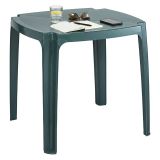 Tavolo da Esterno Verde 4 Posti Tavolo Tavolo da Esterno Fisso 75x75x72h cm, Lunghezza Massima 75 cm Made in Italy - Smithport