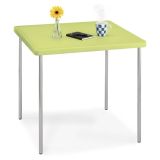Tavolo da Esterno Verde 4 Posti Tavolo Tavolo Fisso Quadrato 75x75x72h cm, Lunghezza Massima 75 cm Made in Italy - Brownstown