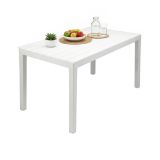 Tavolo da giardino 10 posti 80x138cm bianco - Asar