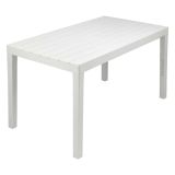 Tavolo da giardino 10 posti 80x138cm bianco - Asar