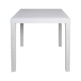 Tavolo da giardino 4 posti 79x79cm bianco - Angelico