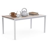 Tavolo da giardino 6 posti 159x95cm rovere e bianco - Sarnia