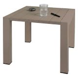 Tavolo da giardino 6 posti 90x98cm tortora - Malang
