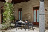 Tavolo da giardino 8 posti 138x78cm antracite - Arca
