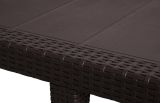 Tavolo da giardino allungabile 8-10 posti 150-220x90cm marrone - Abbaviva