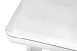 Tavolo da giardino allungabile 8-10 posti 160-220x90cm bianco - Anatre