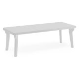 Tavolo da giardino allungabile 8-10 posti 160-220x90cm bianco - Anatre
