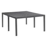 Tavolo da giardino allungabile 8-12 posti 146-292x86cm antracite - Campana