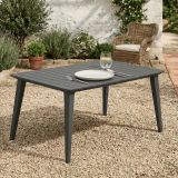 Tavolo da terrazza 6 posti 157x98cm antracite - Brockville