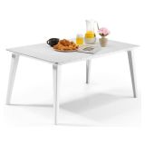 Tavolo da terrazza 6 posti 157x98cm bianco - Brockville