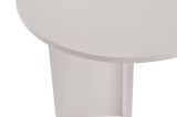 Tavolo Fisso Bianco 6 Posti Forma Ovale 180x89.5x75h cm, Peso Supportato 70 kg - Monterano