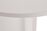 Tavolo Fisso Bianco 6 Posti Forma Ovale 180x89.5x75h cm, Peso Supportato 70 kg - Monterano