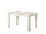 Tavolo Fisso Bianco 6 Posti Forma Rettangolare 120x80x74.5h cm, Materiale Piano in Legno Nobilitato - Uscio