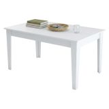 Tavolo Fisso Bianco 6 Posti Forma Rettangolare 145x88x75h cm, Peso Supportato 120 kg - Viverone