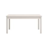 Tavolo Fisso Bianco 6 Posti Forma Rettangolare 160x90.5x76.5h cm, Materiale Piano in Legno Nobilitato - Tonara