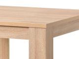 Tavolo Fisso Marrone 4 Posti Forma Rettangolare 80x80x75h cm, Materiale Piano in Legno Nobilitato - Cagno