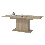 Tavolo Fisso Marrone Noce 6 Posti Forma Rettangolare 160x91.5x76h cm, Materiale Piano in Legno Nobilitato - Siano
