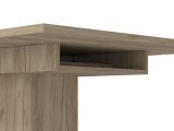 Tavolo Fisso Marrone Noce 6 Posti Forma Rettangolare 160x91.5x76h cm, Materiale Piano in Legno Nobilitato - Siano