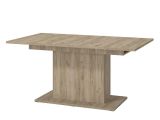 Tavolo Fisso Marrone Noce 6 Posti Forma Rettangolare 160x91.5x76h cm, Materiale Piano in Legno Nobilitato - Siano