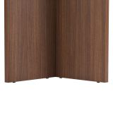 Tavolo Fisso Marrone Noce 6 Posti Forma Rettangolare 180x90x75h cm, Materiale Piano in Legno Nobilitato - Noleme