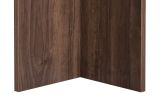 Tavolo Fisso Marrone Noce Scuro 6 Posti Forma Ovale 180x90x75h cm, Materiale Piano in Legno Nobilitato - Monterano