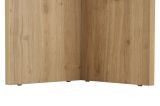 Tavolo Fisso Marrone Rovere 6 Posti Forma Ovale 180x90x75h cm, Materiale Piano in Legno Nobilitato - Monterano