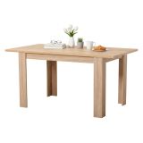 Tavolo Fisso Marrone Rovere 6 Posti Forma Rettangolare 120x80x74.5h cm, Materiale Piano in Legno Nobilitato - Uscio