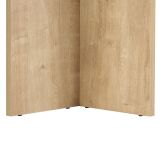 Tavolo Fisso Marrone Rovere 6 Posti Forma Rettangolare 180x90x75h cm, Materiale Piano in Legno Nobilitato - Noleme