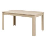 Tavolo Fisso Marrone Rovere 8 Posti Angoli Arrotondati 160x91x77h cm, Forma Rettangolare - Olgiate