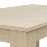 Tavolo Fisso Marrone Rovere 8 Posti Forma Rettangolare 160x90x77h cm, Sfumatura Colore Struttura Rovere - Rifred
