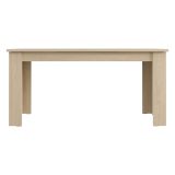 Tavolo Fisso Marrone Rovere 8 Posti Forma Rettangolare 160x90x77h cm, Sfumatura Colore Struttura Rovere - Rifred