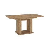 Tavolo Fisso Marrone Rovere Nodi 6 Posti Forma Rettangolare 150x90x77h cm, Sfumatura Colore Struttura Rovere Nodi - Lisato
